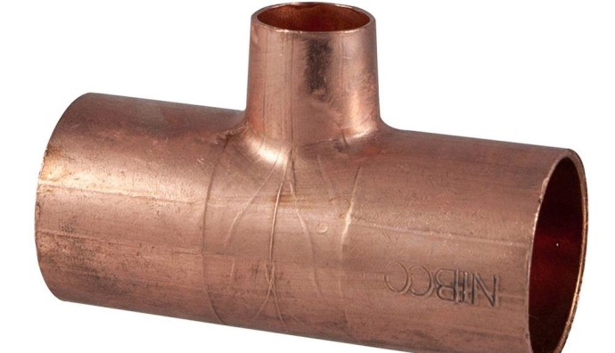 COPPER TEE REDUCER